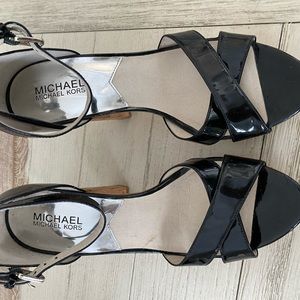 Black dress sandals